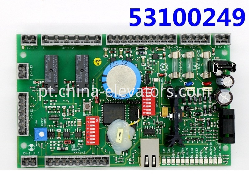 Schindler Elevator PCB ID.NR.53100249 / QKS910VF.Q